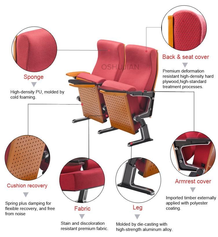Theater Chairs Recliner Chair for Concert Hall