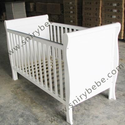 New Design Modern Wooden Baby Cot Bed Next