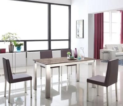 Sunlink Home Ergonomic Grey Blue Dining Furniture Leather Fabric Velvet Steel Chair