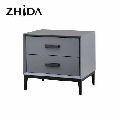 Zhida Free Sample Wholesale Modern Furniture Fabric Bedroom King Queen Double Bed Frame Wood Bed