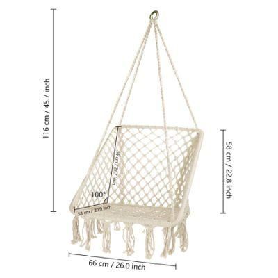 Indoor Cotton Rope Macrame Children Swing Chairs