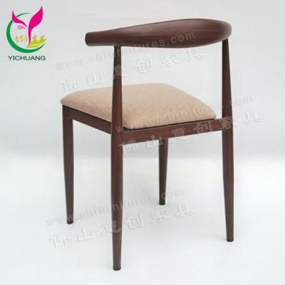 Yc-Sw02-01 Wholesale Stacking Antique Collection Iron Wood Imitated Frame Chairs