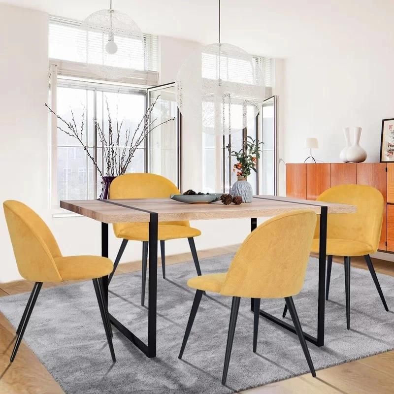 High Quality Cheap Style Restaurant Furniture Furniture Living Room Dining Room Dinner Glass Dining Table and Chair Set