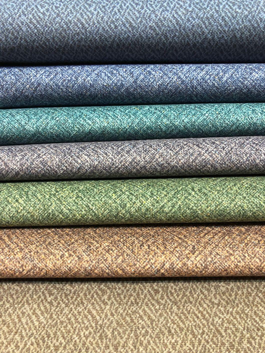 New Designs Printed Knitting Velvet Furniture Fabric
