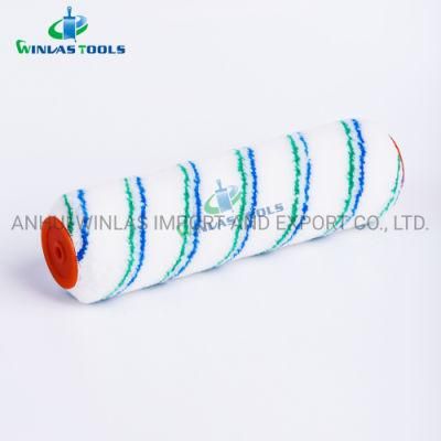 Russia 250mm Green Blue Line Paint Roller Cover