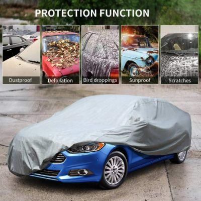 Car Cover Outdoor SUV Car Cover Universal Full Car Covers for Automobiles All Weather Waterproof UV Protection Fit Size to 178 Inch