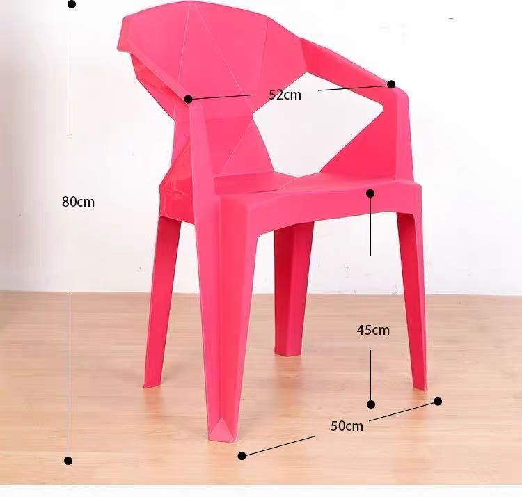 China Factory Home Furniture Wholesale Hollow Design Plastic Dining Chair