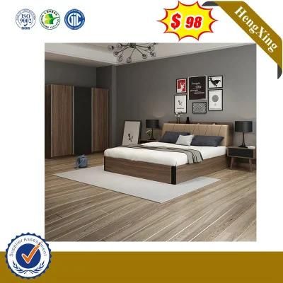 Modern Home Furniture Bedroom Set Simple Murphy Storage Double Leather Bed