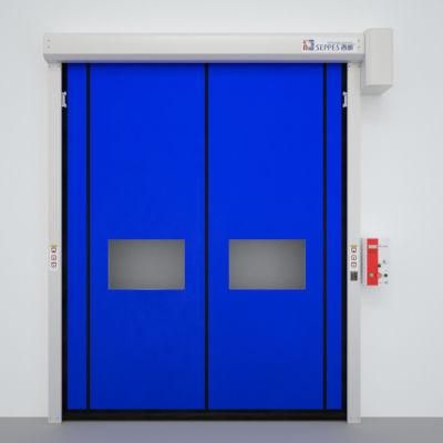 Fast High Speed Collision Avoidance Rolling Shutter Zipper Doors for Logistics Warehouse