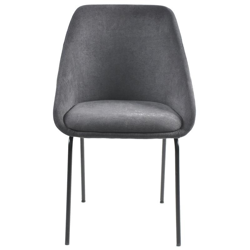 Modern Export Woven Metallic Fabric Upholstered Restaurant Dining Chairs for Sale