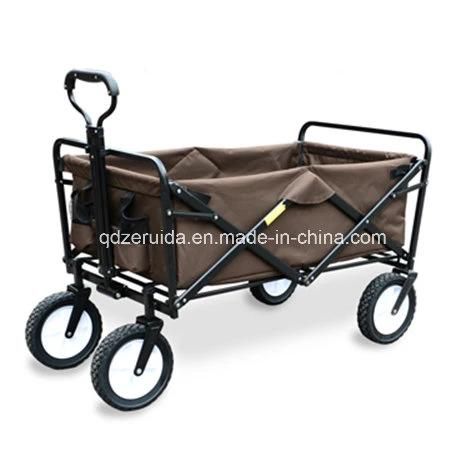 Outdoor Utility Wagon Folding Collapsible Garden Beach Shopping Cart