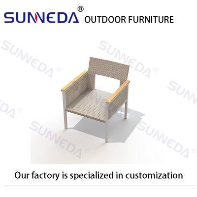 Outdoor Furniture Patio Modern Rattan Leisure Garden Dining Chair