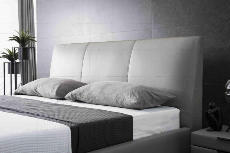 Popular Modern Home Furniture Designed Leather Bed for Bedroom Set Gc1816