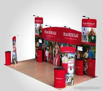 Easy Set Up Tention Fabric Exhibition Display Portable Tradeshow Counter