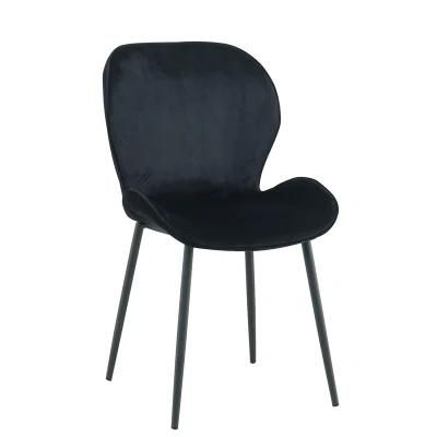 Modern Style Hot Sale Color Restaurant Cafe Upholsteried Fabric Dining Chair