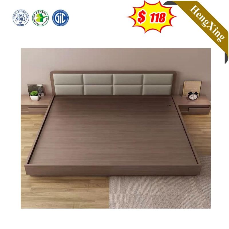 Unadjustable Simple Double Frame Folding Furniture Bedroom Bed