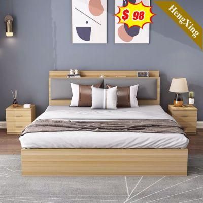 Wholesale Modern Hotel Bedroom Furniture Home Sofa King Size Wall Fabric King Size Bed