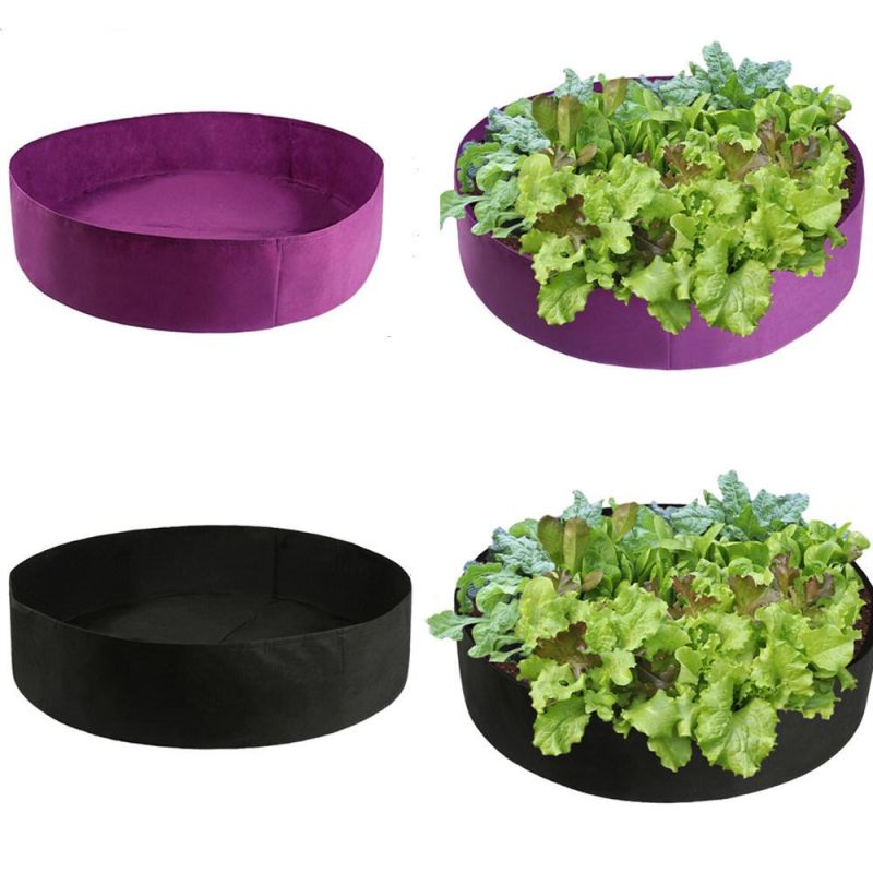 Extra Large Fabric Raised Planting Bed Round Raised Planter Garden Bed Bag for Herb Flower Vegetable