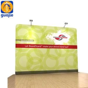 Manufacturer Trade Show 8FT Tension Fabric Pop up Display Backdrop Display Stand for Exhibition Booth