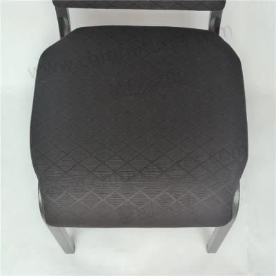 Yc-G70 Black Fabric Cheap Used Stackable Church Chairs Price