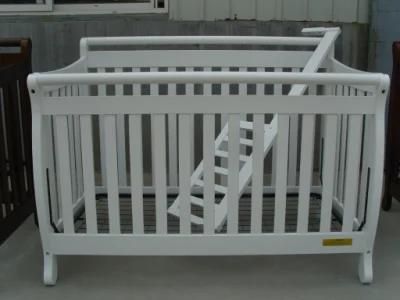 Modern Wooden Baby Cot Extension for Twins