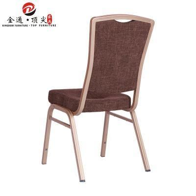 Wedding Furniture Navy Blue Elegant Stackable Modern Hotel Banquet Chair with Cover