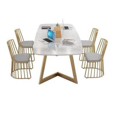 Modern Design Gold Coffee Shop Dining Furniture Metal Steel Chair