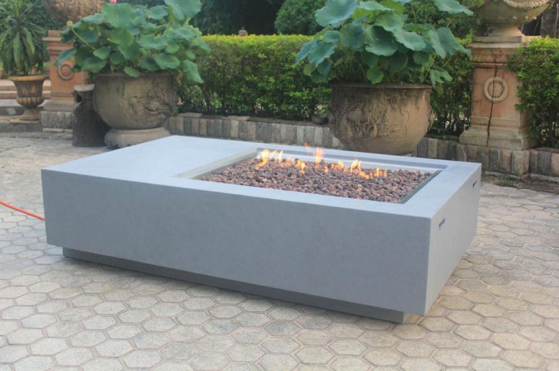 Hurricane Outdoor Gas Furniture Propane Large Fire Pit Table