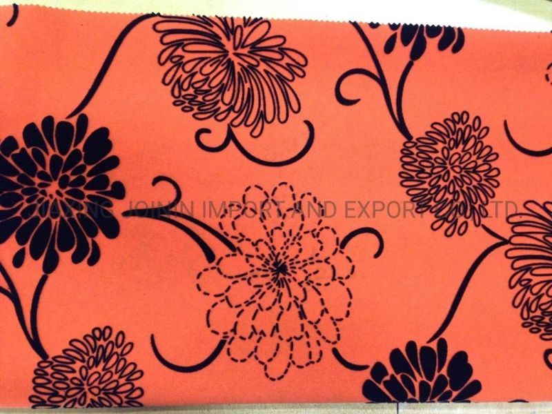 High Quality Flock on Flock Fabric for Sofa and Furniture