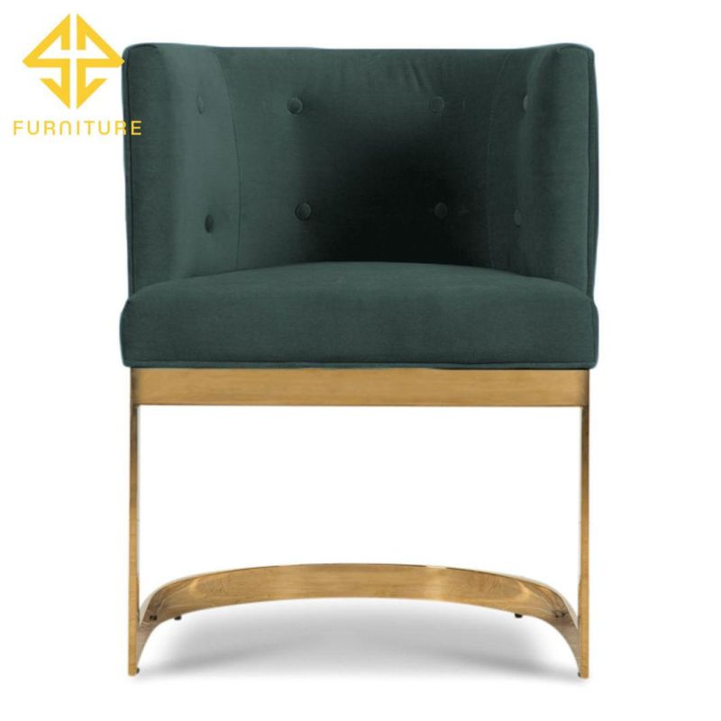 Foshan Cheaper Price Hotel Furniture Velvet Fabric Tub Armchair for Sale