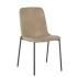 Modern Restaurant Room Furniture Upholstered Fabric Tufted Back Velvet Dining Chair