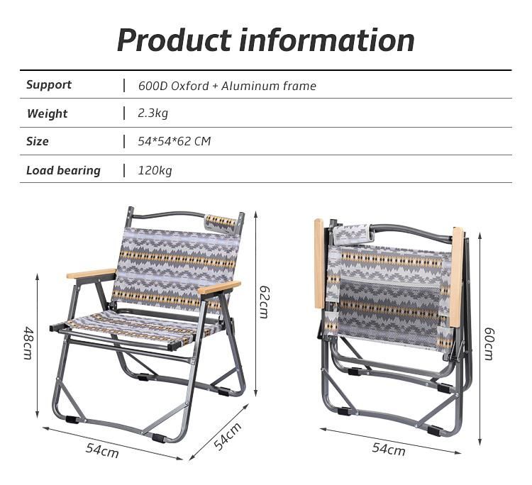 2021 Customized New Fashion Folding Bbc Chair