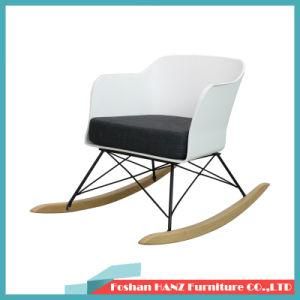 Modern Plastic Comfortable Thick Cushion Rocking Chair