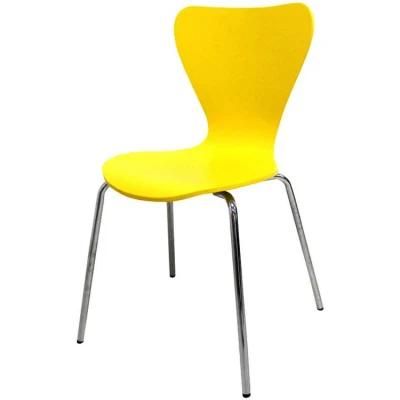 Factory Rental Event Metal Chrome Chair Base Portable Modern Chairs Home Furniture Nordic Plastic Dinner Chairs