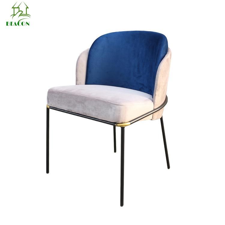 Simple Design Multi Color Velvet Dining Chair