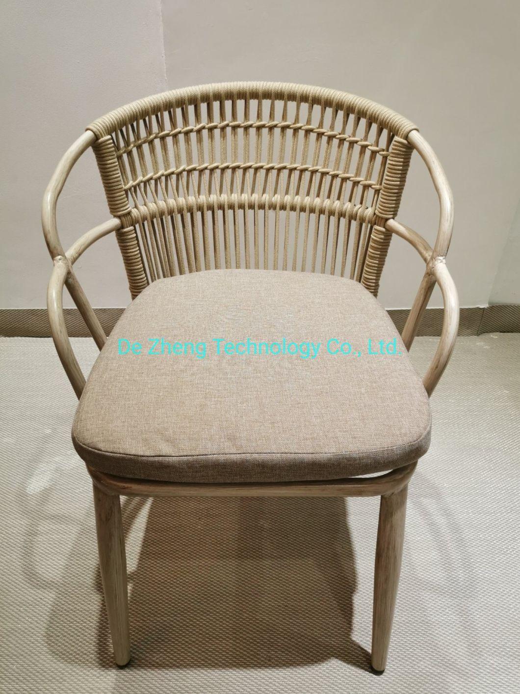 2021 Environmental Design Aluminum Outdoor Furniture Outdoor Chair Garden Durable Dining Chair for Outdoor