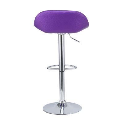 Nordic Tech Fabric Hotel Bar Stool Chair with Footrest