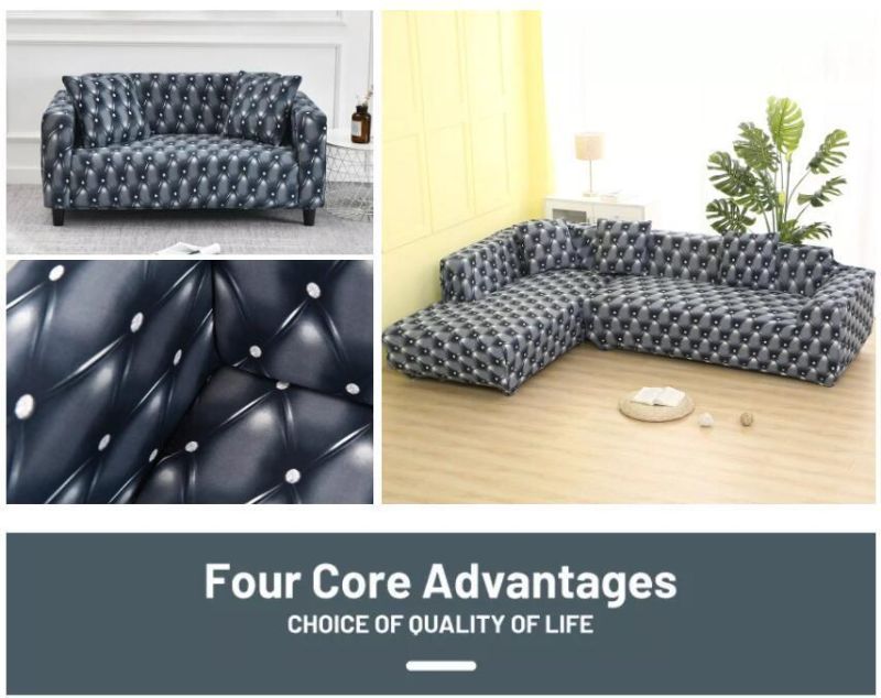 Amazon Hot Style Slipcover Sofa Cover Stretch Cover Set Sofa Couch Set Paddings