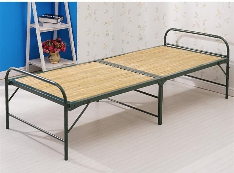 New Hot Sale Popular Plastic Metal Bedroom Furniture Folding Bed