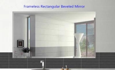 2019 Top Quality Waterproof Simple Frameless Bathroom Mirror