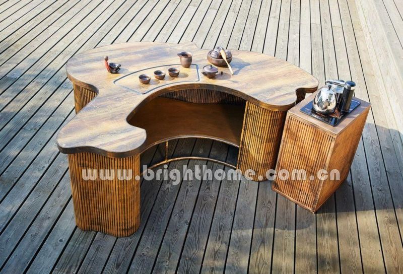 New Design Outdoor Rope Weaving Tea Table