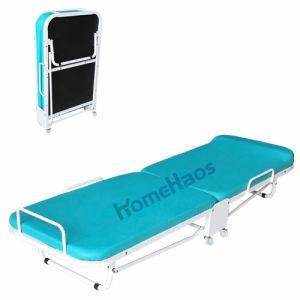 Hospital Bed Leather and PU Folding Living Room Bed