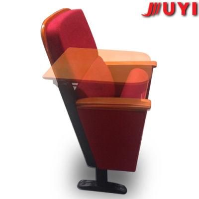Fixed on The Floor Collapsible Backrest Fire Proof Fabric Solid Wood Upgrade Lecture Meeting Folding Writing Table Chair