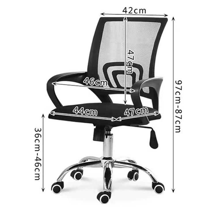 Factory Sells South African Computer Chairs Home Mesh Breathable Fancy Screw Lift Office Chair Rotary Adjustable High Game Stool