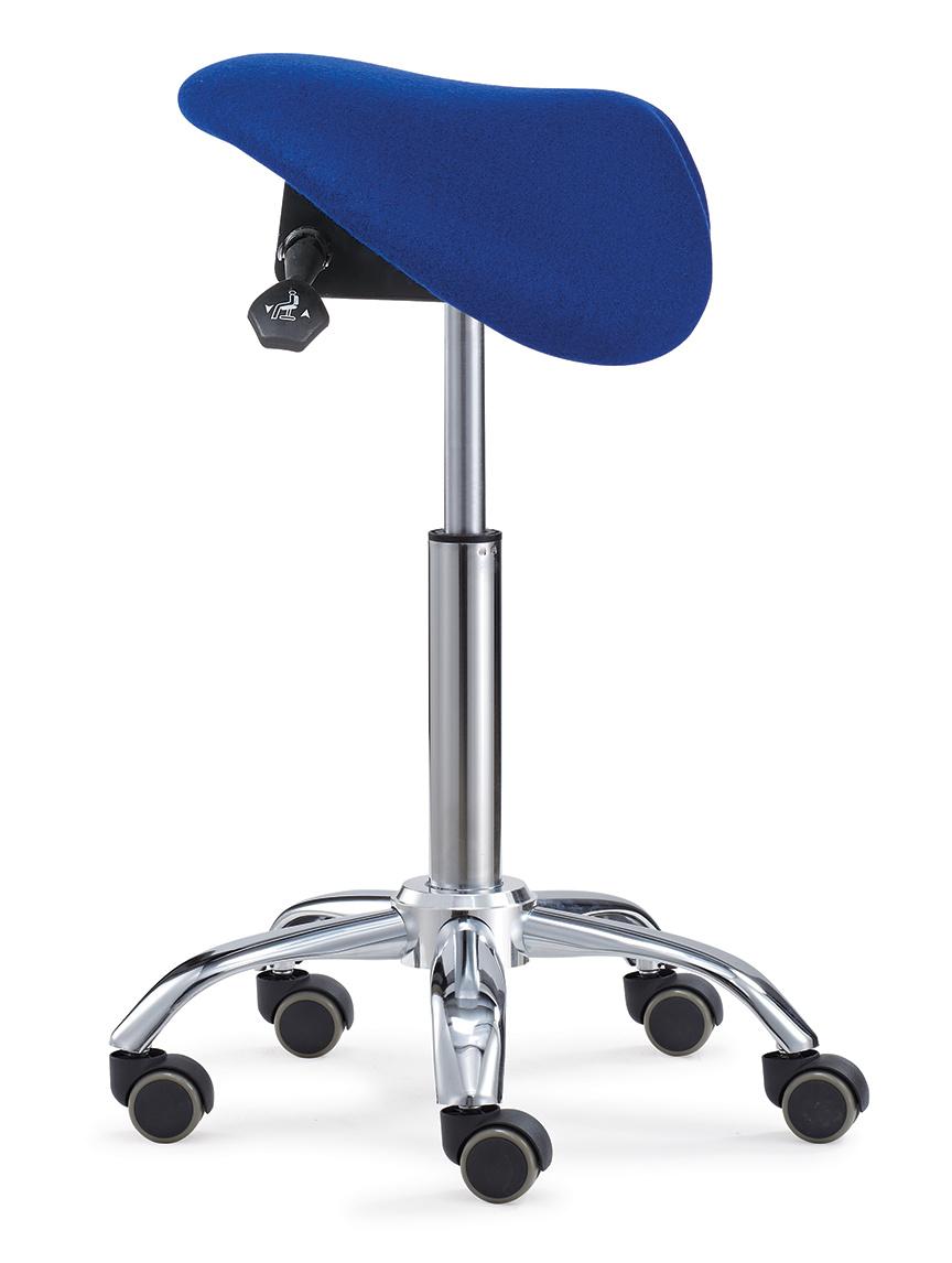 Swivel Adjustable Hydraulic Rolling Stool with Tilt