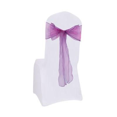Decorational Organza Sash for Chair of Wedding and Banquet