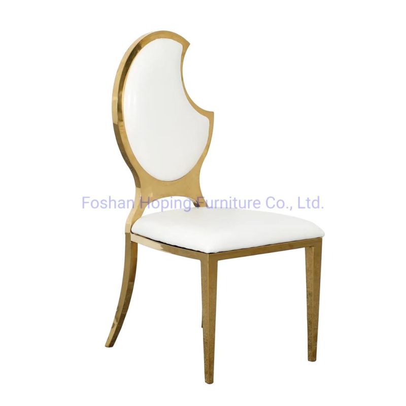 Party Furniture Flower Back Chair Rustic Casino Decorations for Event Wedding Chair