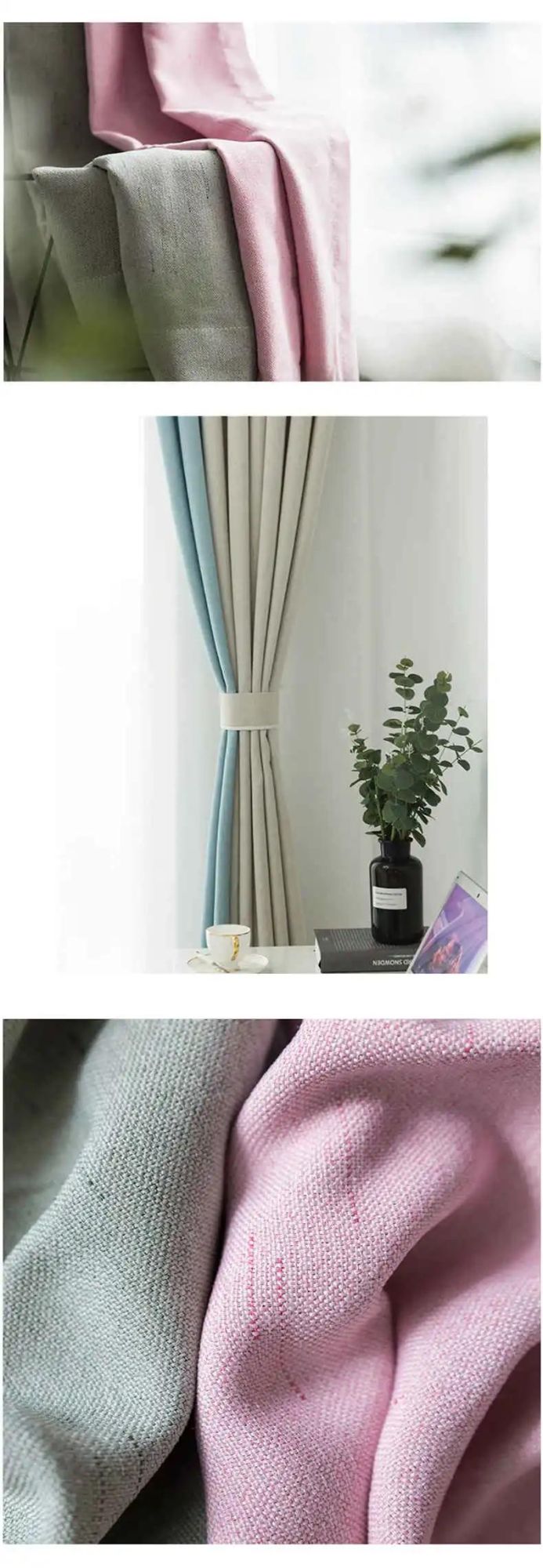 Factory Wholesale Modern Design Polyester Fabric Curtain Vertical Blind for Student Room