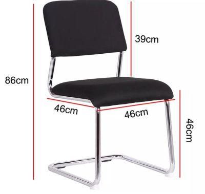 Cheap Office Fabric Armless Stackable Conference Training Chair