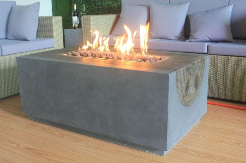 Outdoor Garden SUS304 Gas Burner Nature Gas/Propane Fire Pit Coffee Table